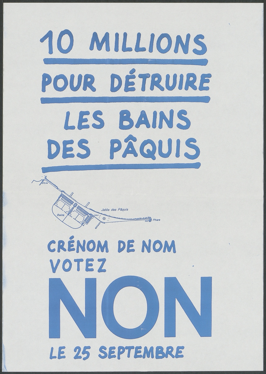 Démolir, c'est ne pas prendre en considération les besoins